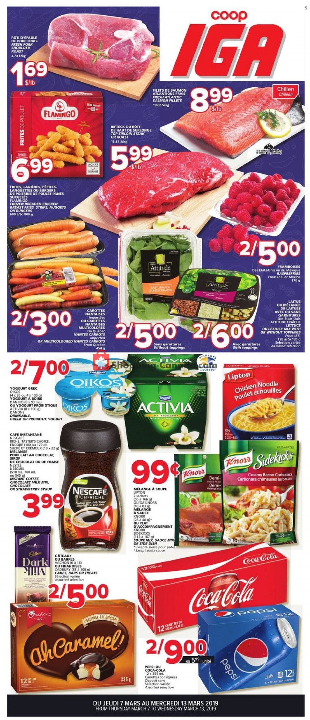 IGA Extra flyer from Thursday March 7, 2019 to Wednesday March 13, 2019 - page 5