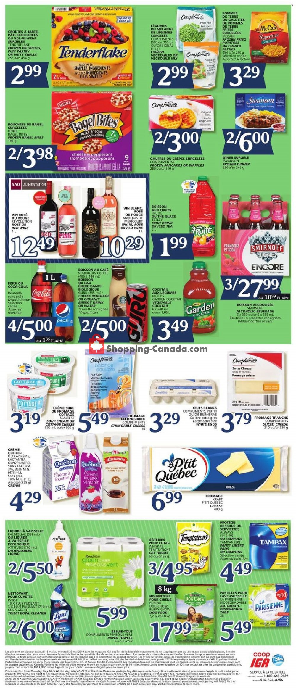 IGA Extra flyer from Thursday May 16, 2019 to Wednesday May 22, 2019 - page 7