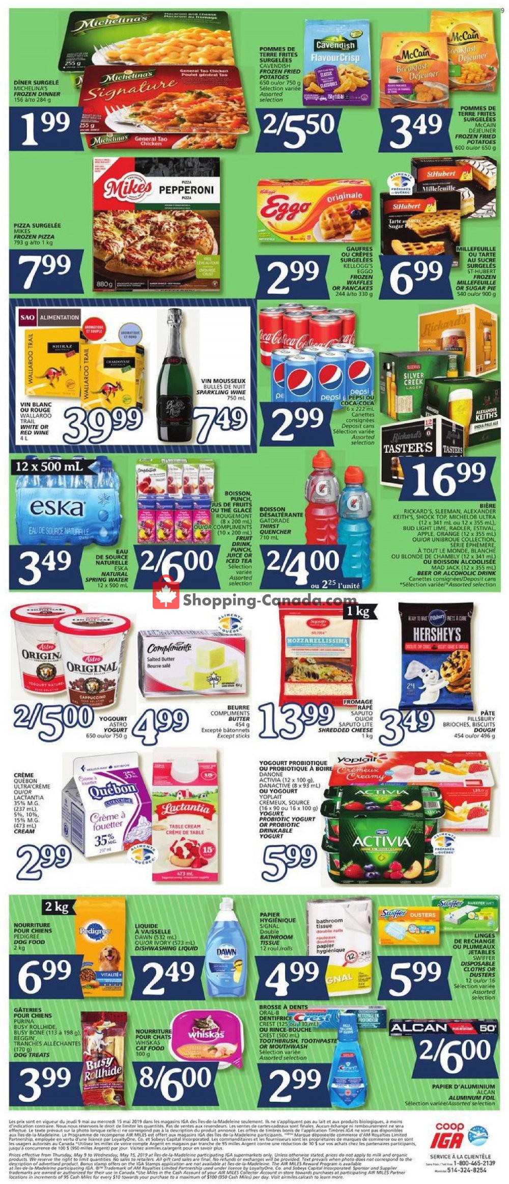 IGA Extra flyer from Thursday May 9, 2019 to Wednesday May 15, 2019 - page 9