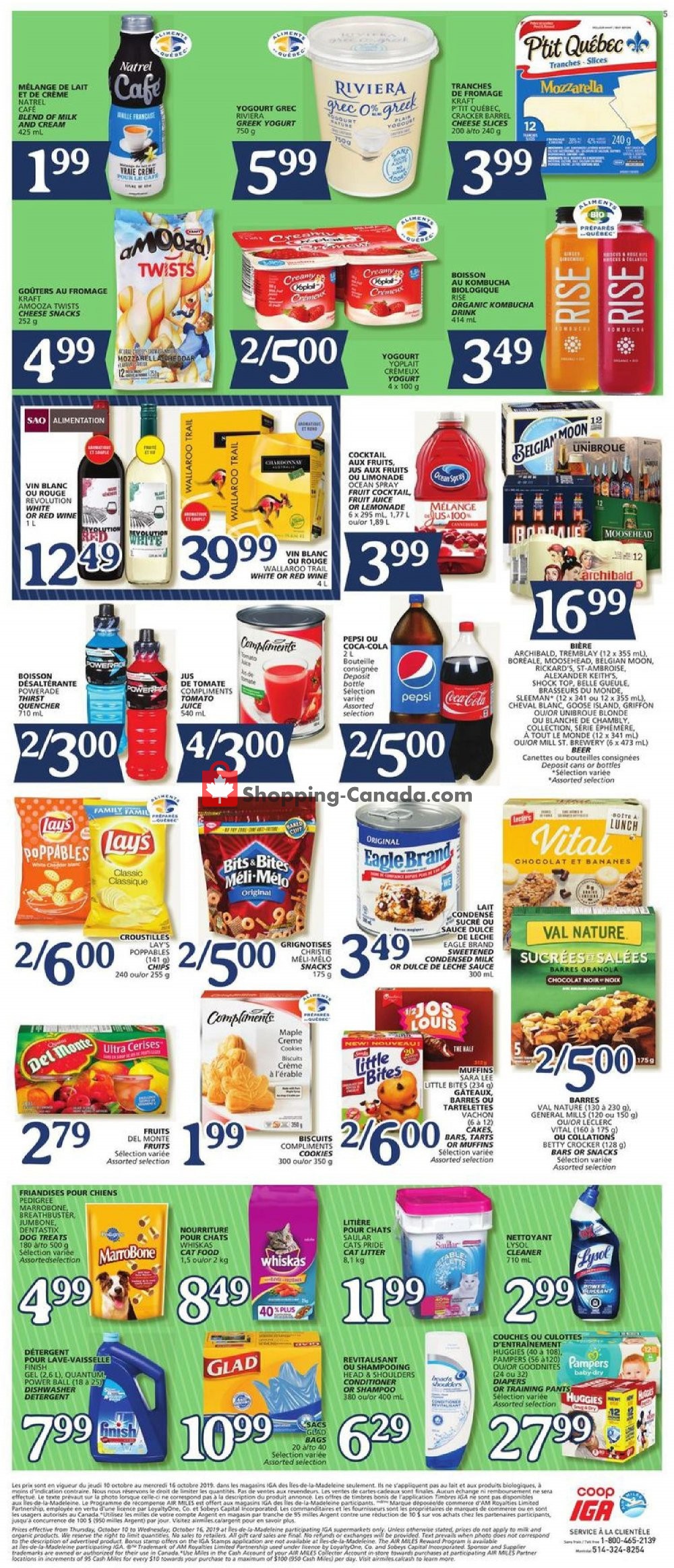 IGA Extra flyer from Thursday October 10, 2019 to Wednesday October 16, 2019 - page 5
