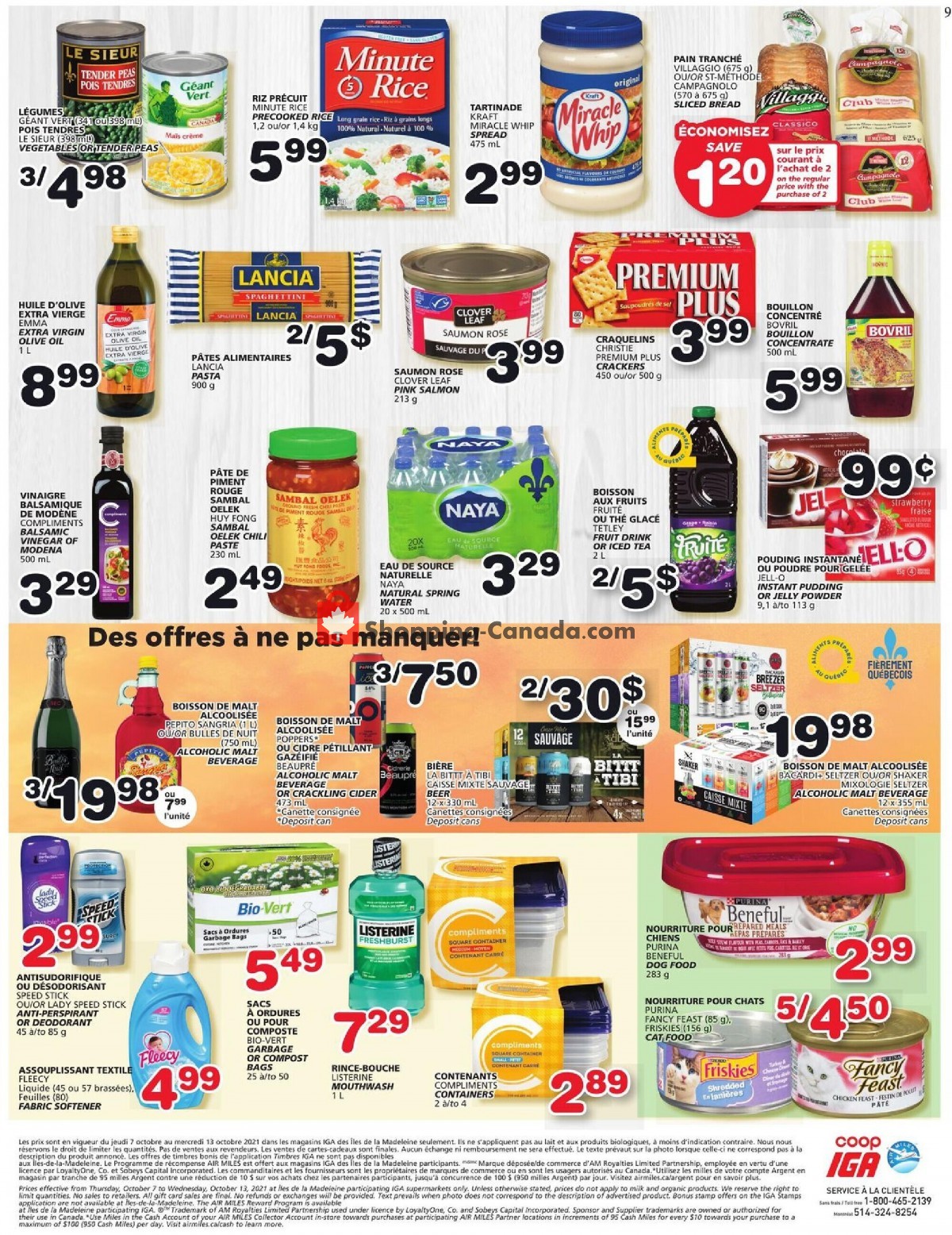IGA Extra flyer from Thursday October 7, 2021 to Wednesday October 13, 2021 - page 9