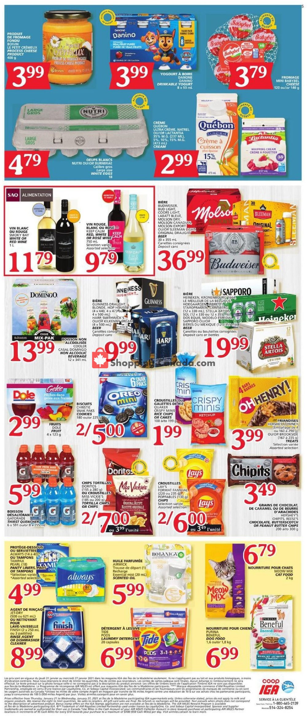 IGA Extra flyer from Thursday January 21, 2021 to Wednesday January 27, 2021 - page 5