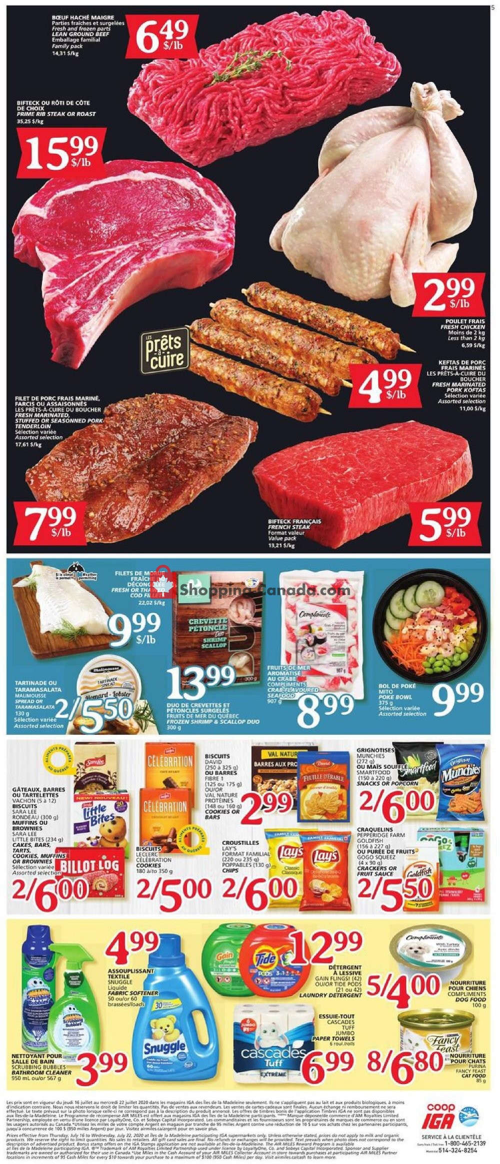 IGA Extra flyer from Thursday July 16, 2020 to Wednesday July 22, 2020 - page 5
