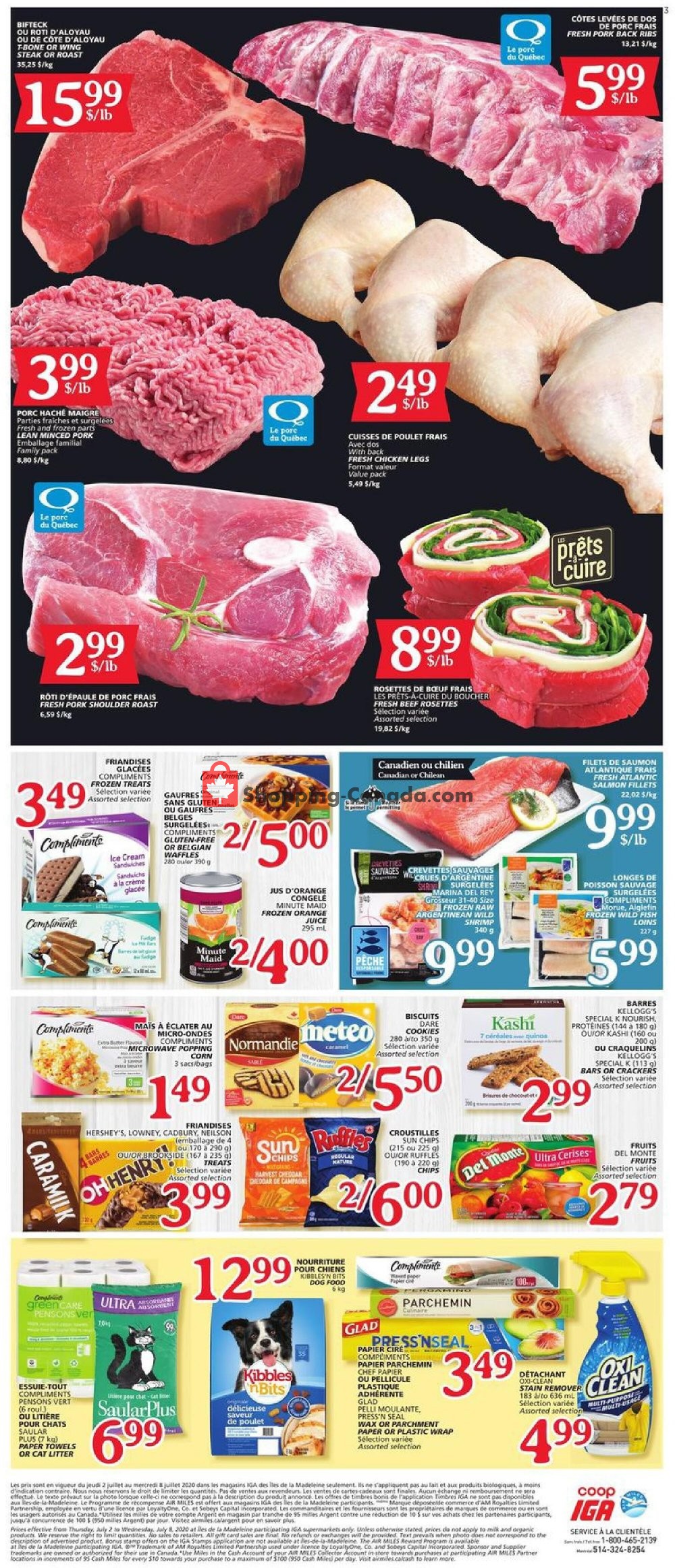 IGA Extra flyer from Thursday July 2, 2020 to Wednesday July 8, 2020 - page 3