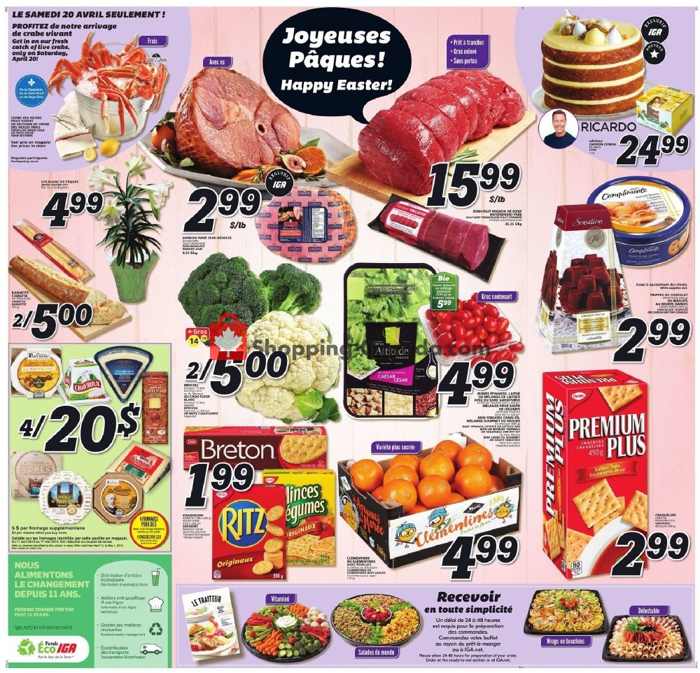 IGA Extra flyer from Thursday April 18, 2019 to Wednesday April 24, 2019 - page 2