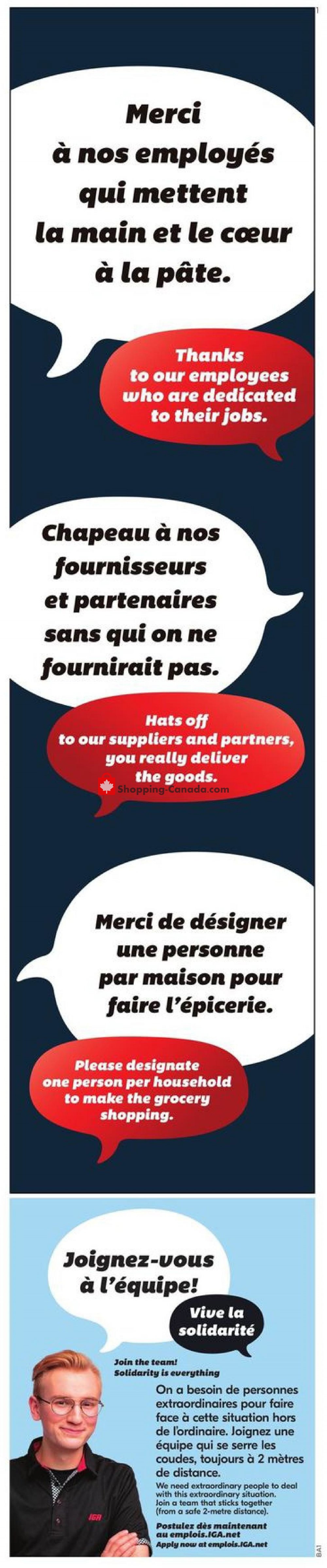 IGA Extra flyer from Thursday April 23, 2020 to Wednesday April 29, 2020 - page 2
