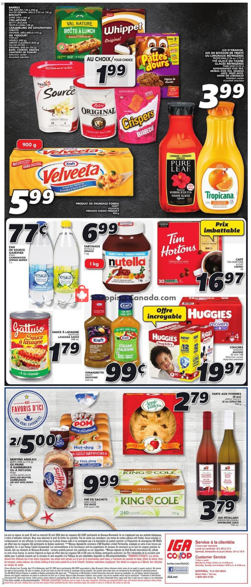 IGA Extra flyer from Thursday April 23, 2020 to Wednesday April 29, 2020 - page 6