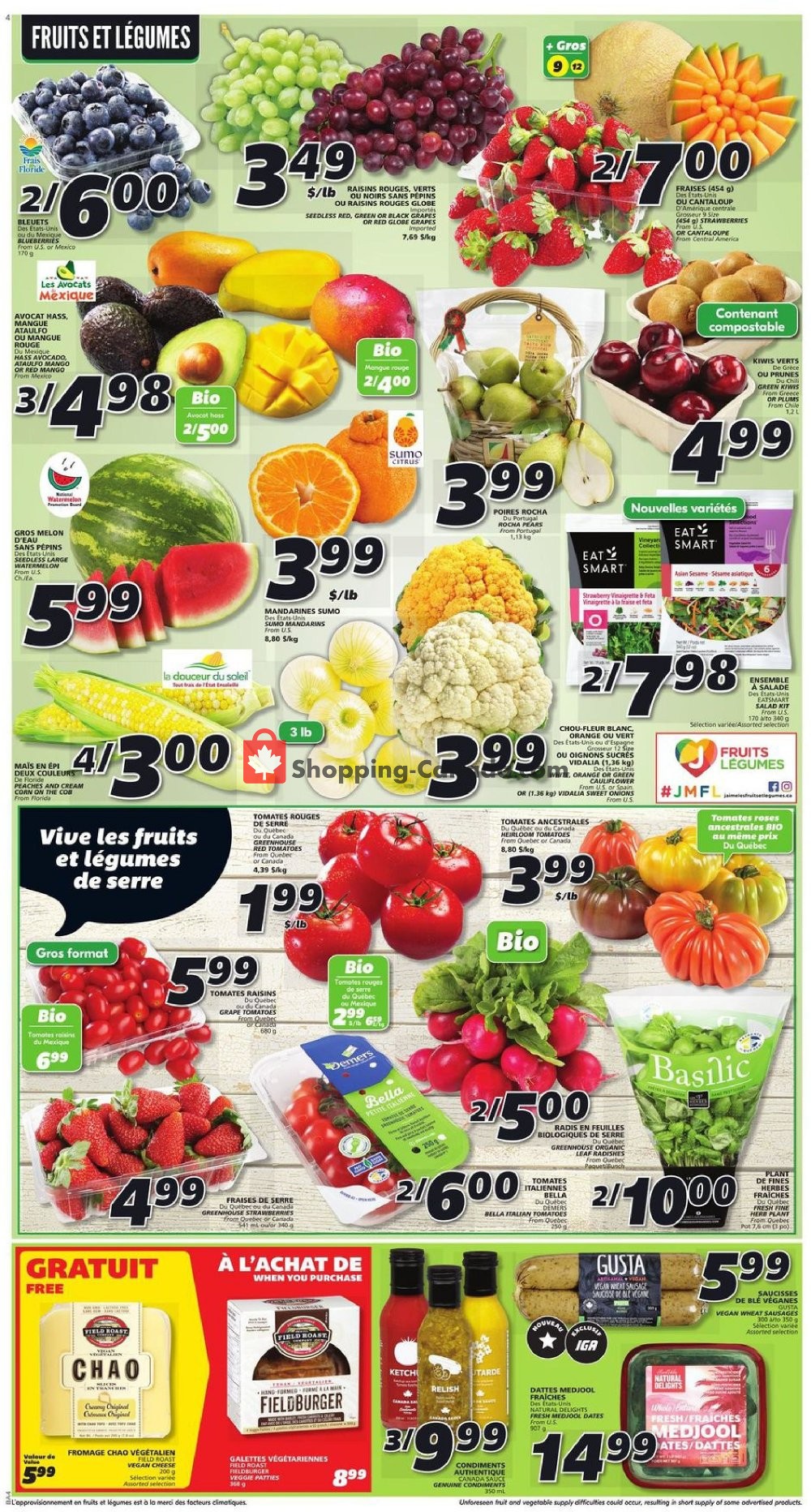 IGA Extra flyer from Thursday April 23, 2020 to Wednesday April 29, 2020 - page 7