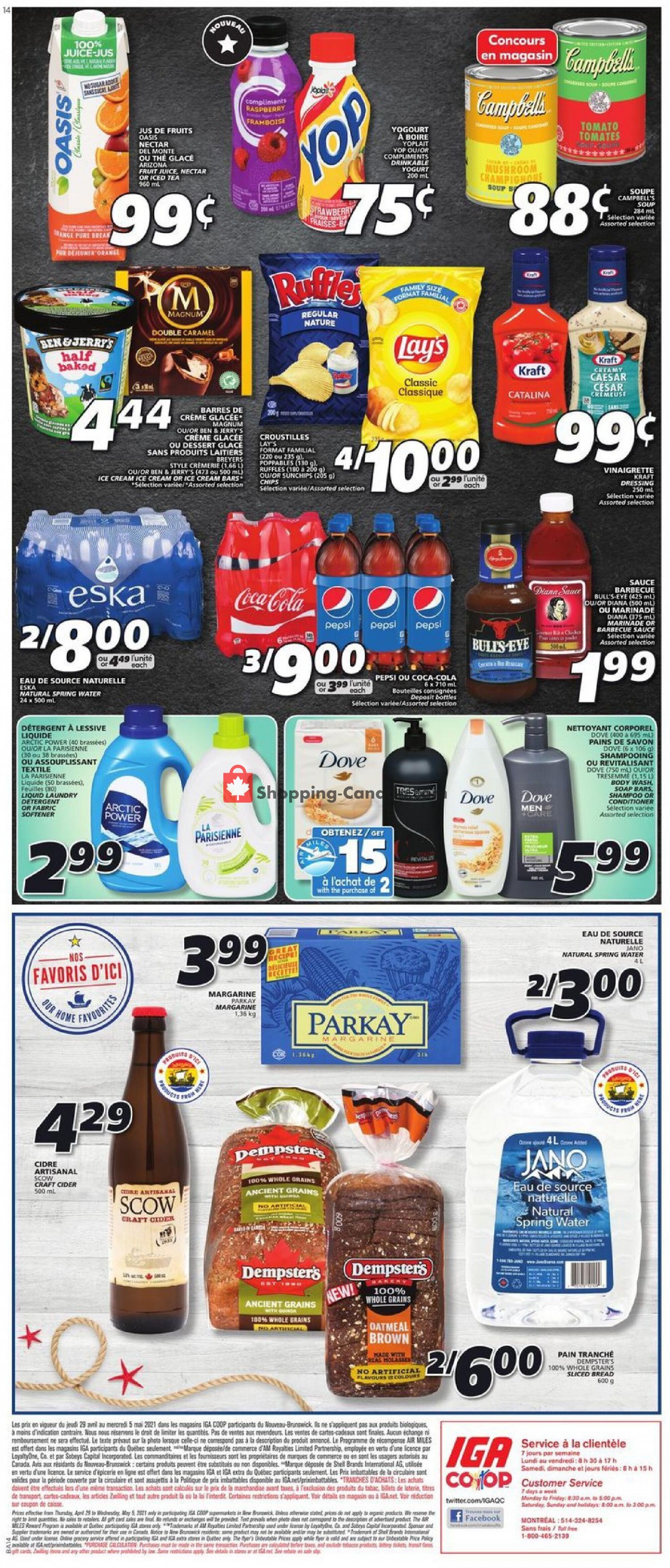 IGA Extra flyer from Thursday April 29, 2021 to Wednesday May 5, 2021 - page 5