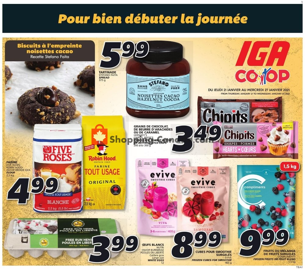 IGA Extra flyer from Thursday January 21, 2021 to Wednesday January 27, 2021 - page 15