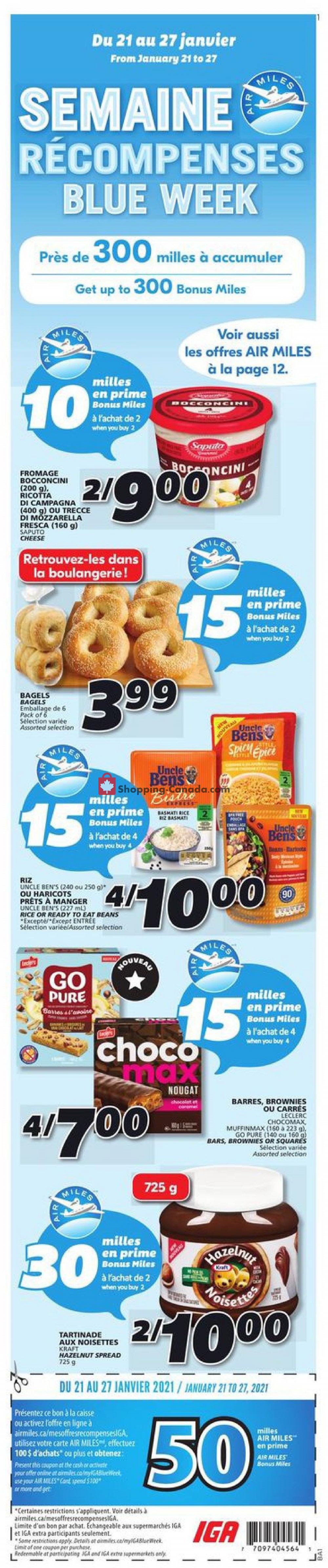 IGA Extra flyer from Thursday January 21, 2021 to Wednesday January 27, 2021 - page 3