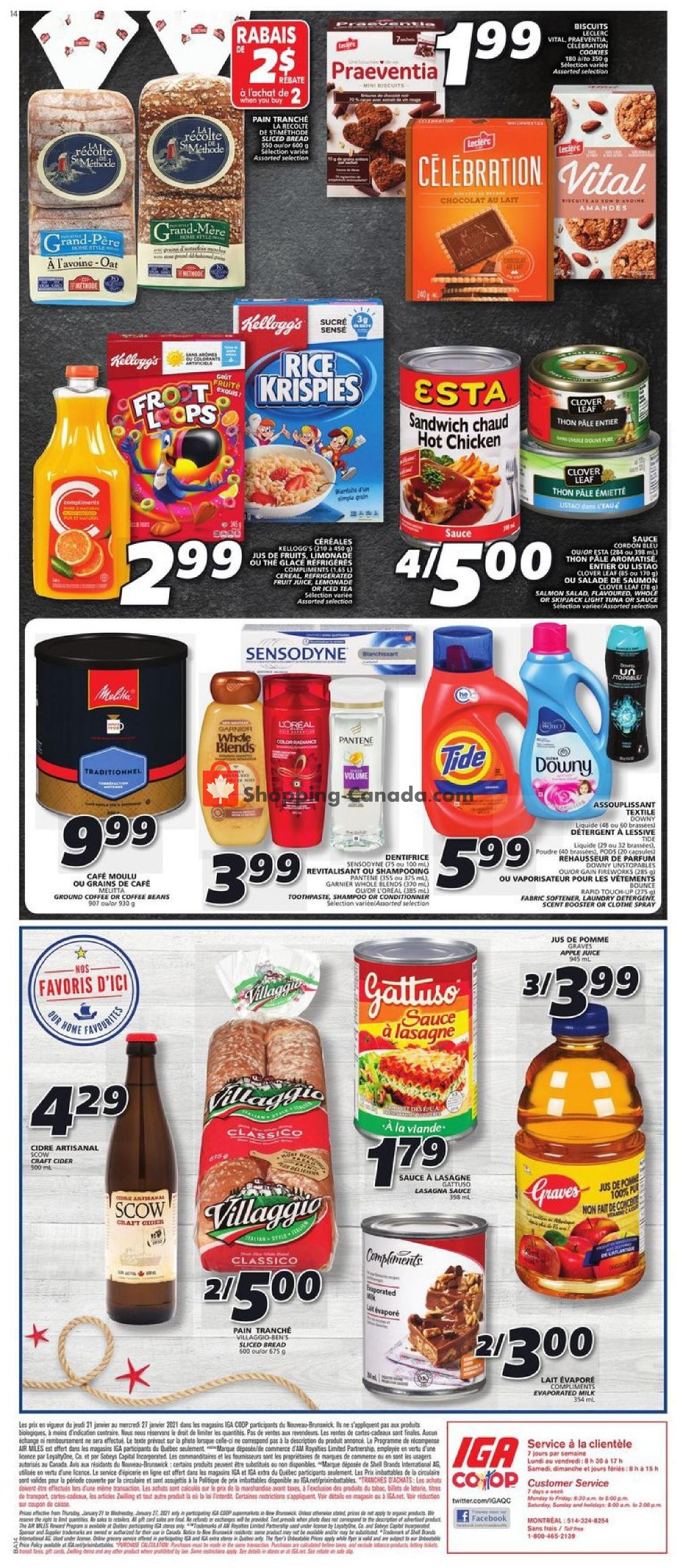 IGA Extra flyer from Thursday January 21, 2021 to Wednesday January 27, 2021 - page 4