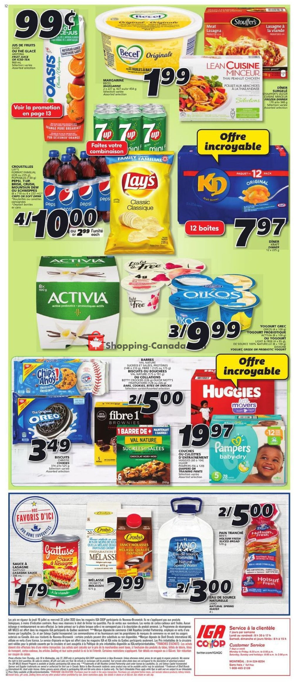 IGA Extra flyer from Thursday July 16, 2020 to Wednesday July 22, 2020 - page 12