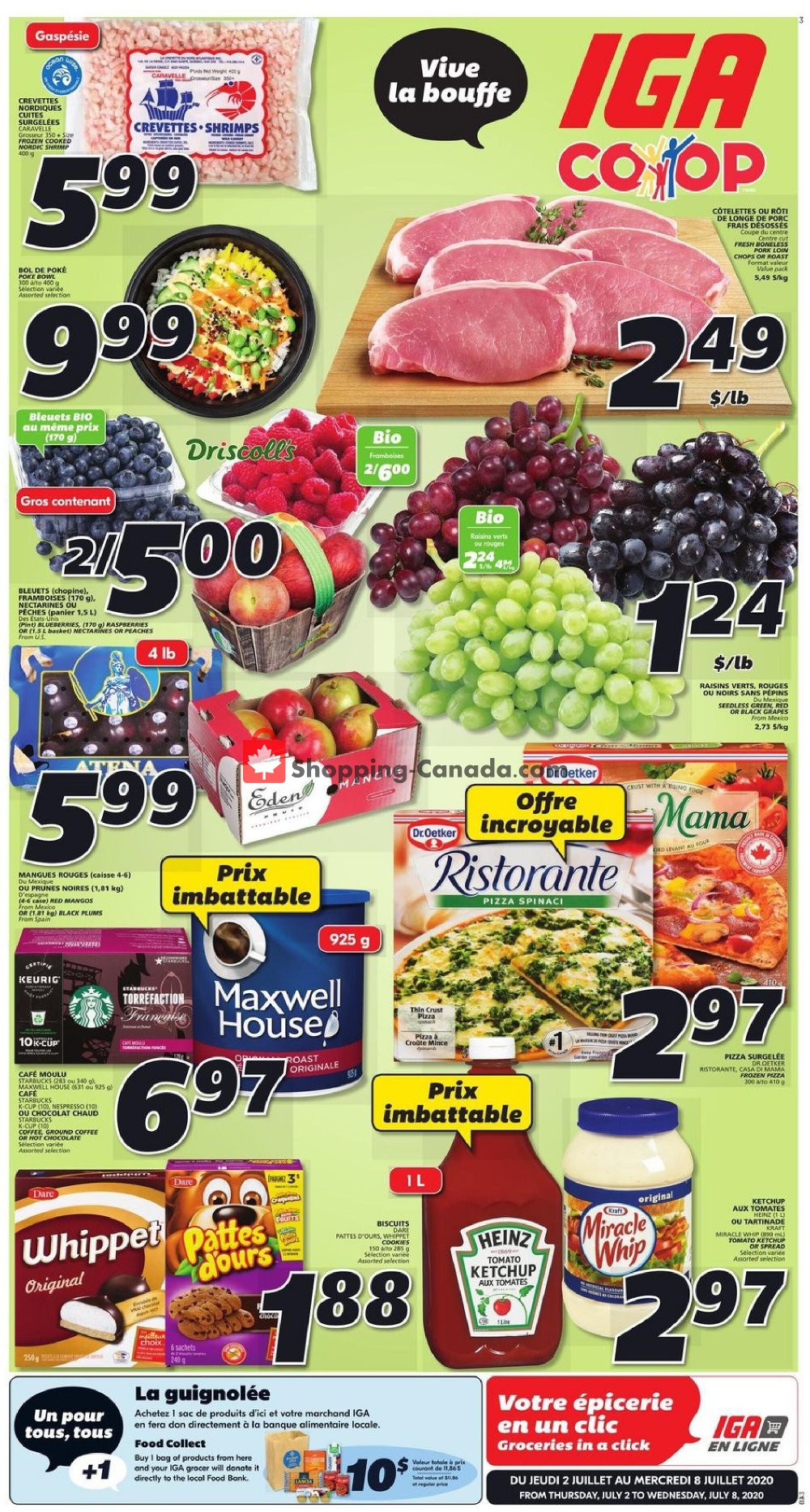 IGA Extra flyer from Thursday July 2, 2020 to Wednesday July 8, 2020 - page 1