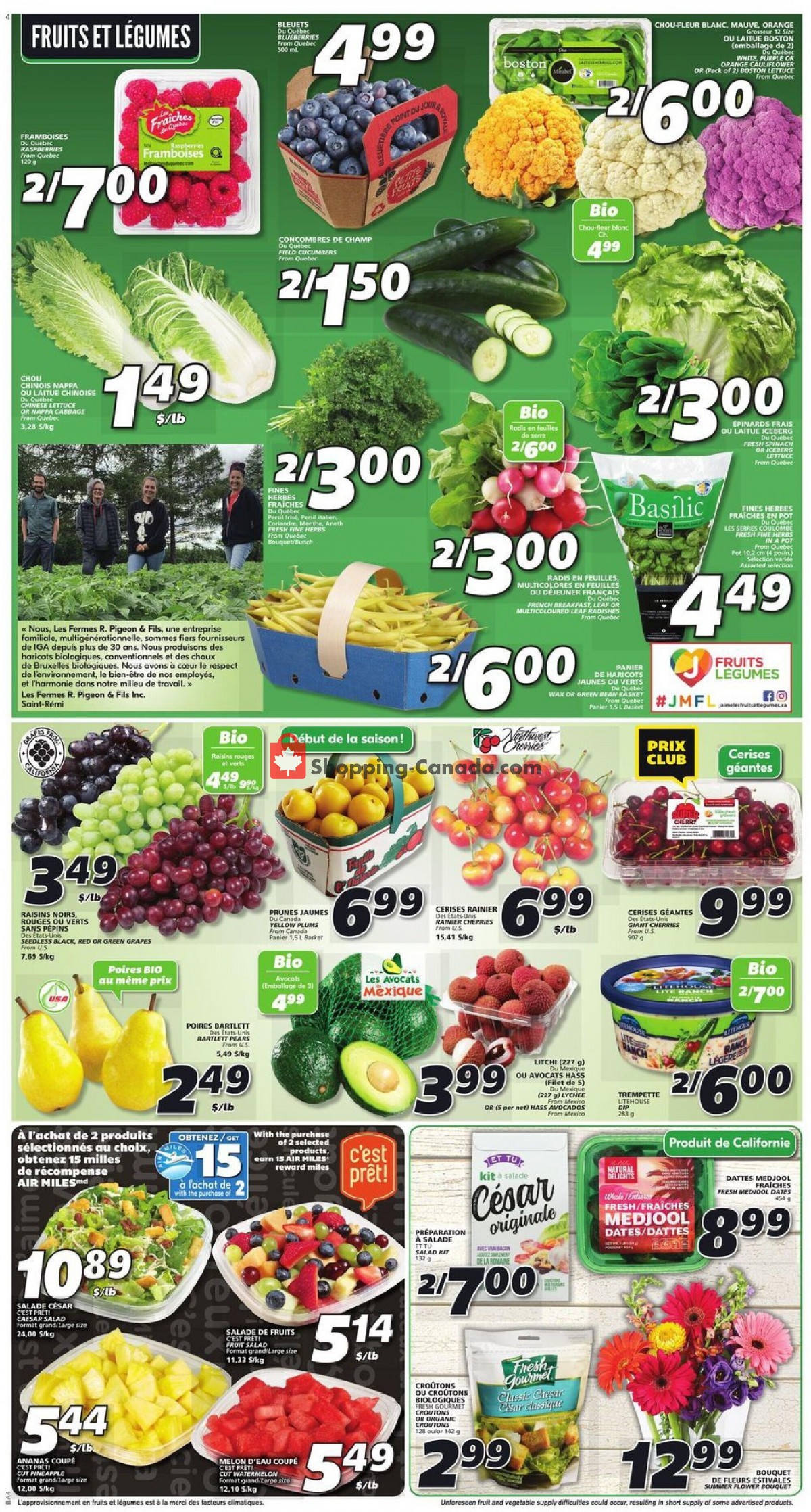 IGA Extra flyer from Thursday July 22, 2021 to Wednesday July 28, 2021 - page 7