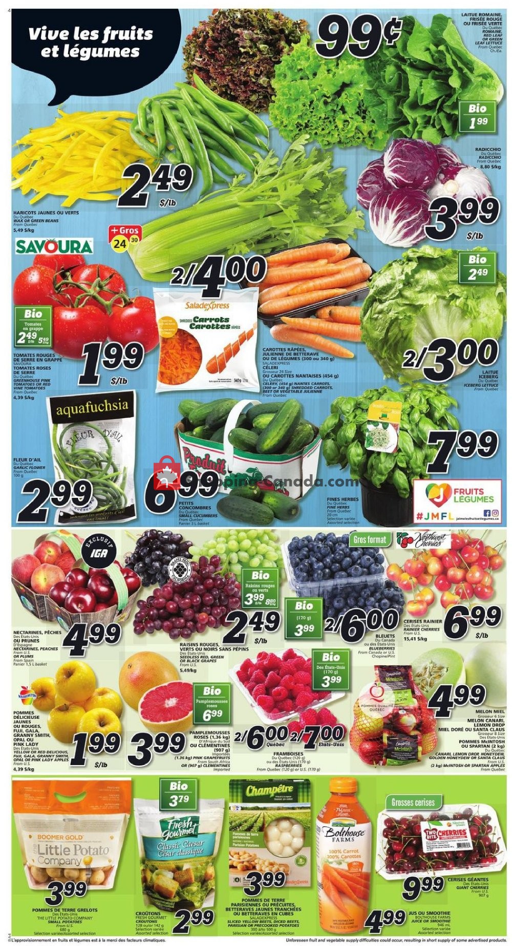 IGA Extra flyer from Thursday July 25, 2019 to Wednesday July 31, 2019 - page 4