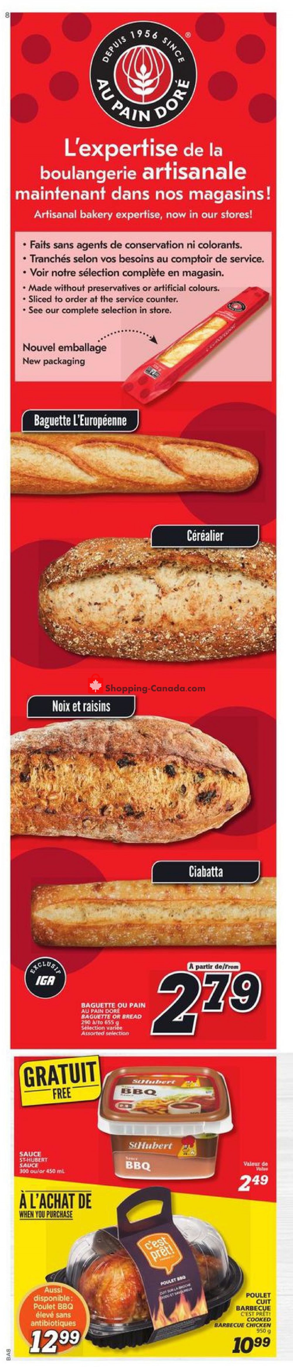 IGA Extra flyer from Thursday July 25, 2019 to Wednesday July 31, 2019 - page 8