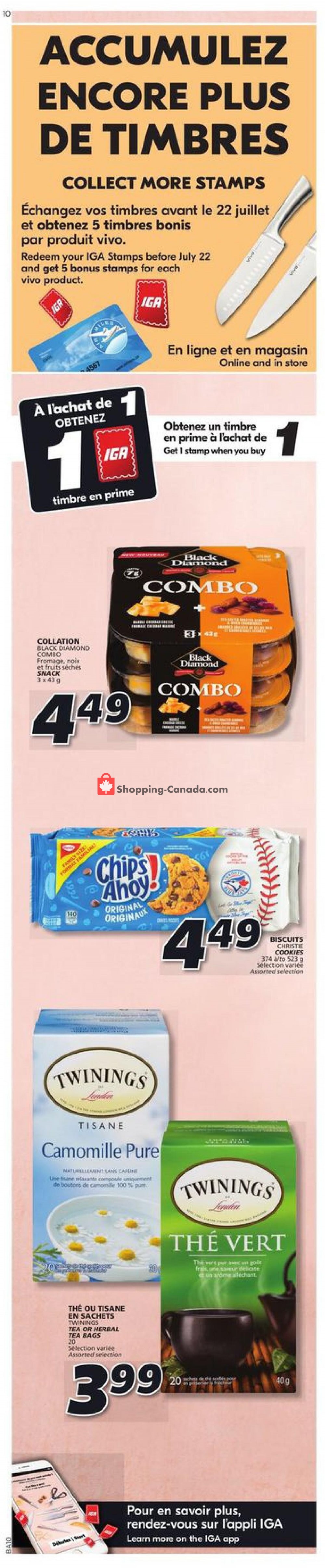 IGA Extra flyer from Thursday July 9, 2020 to Wednesday July 15, 2020 - page 10