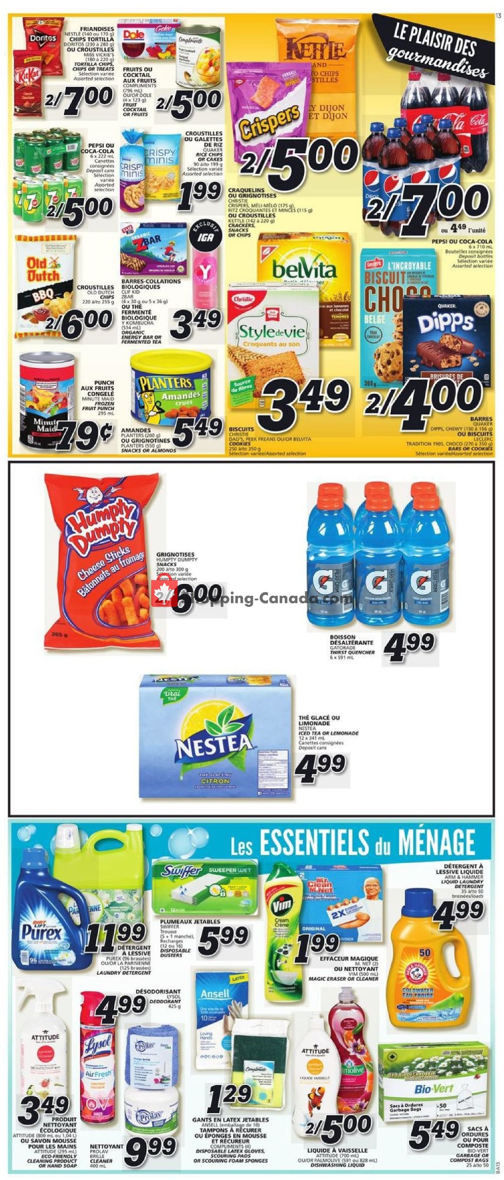 IGA Extra flyer from Thursday June 27, 2019 to Wednesday July 3, 2019 - page 13