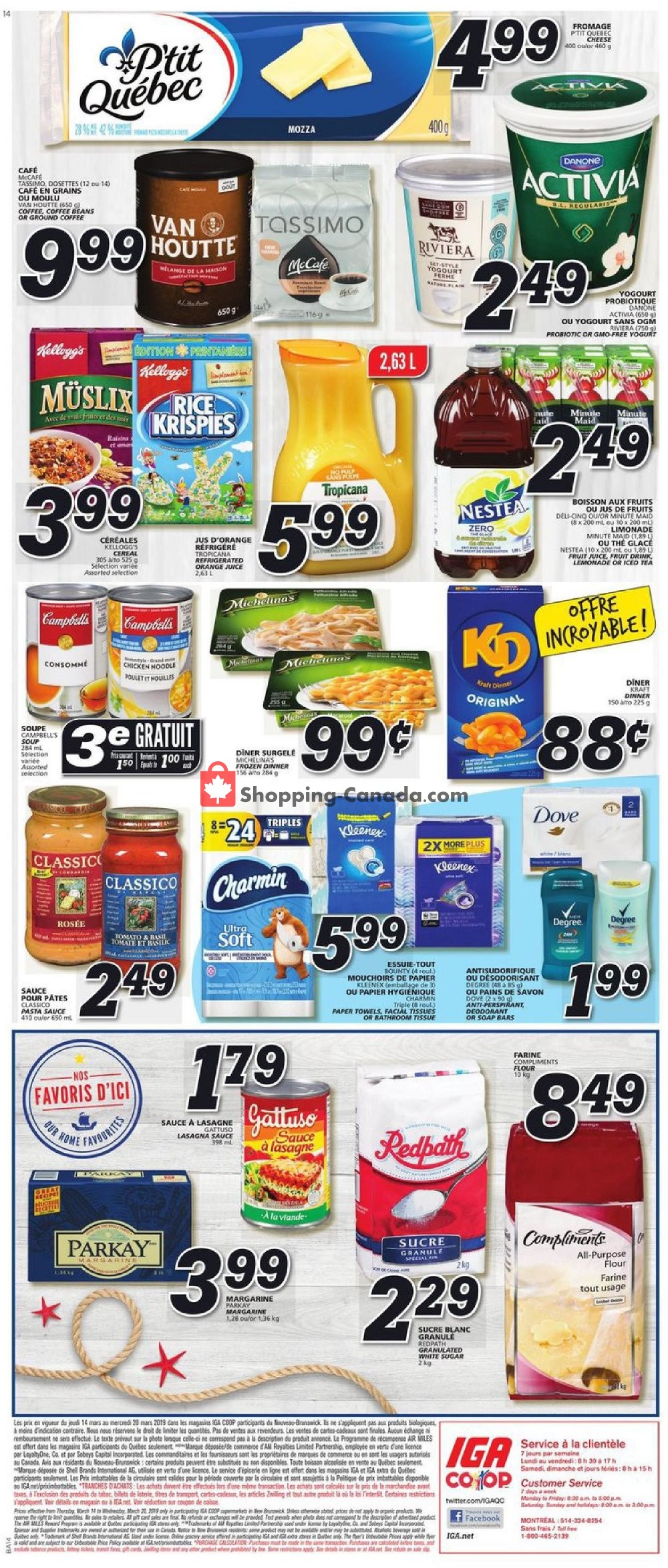IGA Extra flyer from Thursday March 14, 2019 to Wednesday March 20, 2019 - page 13