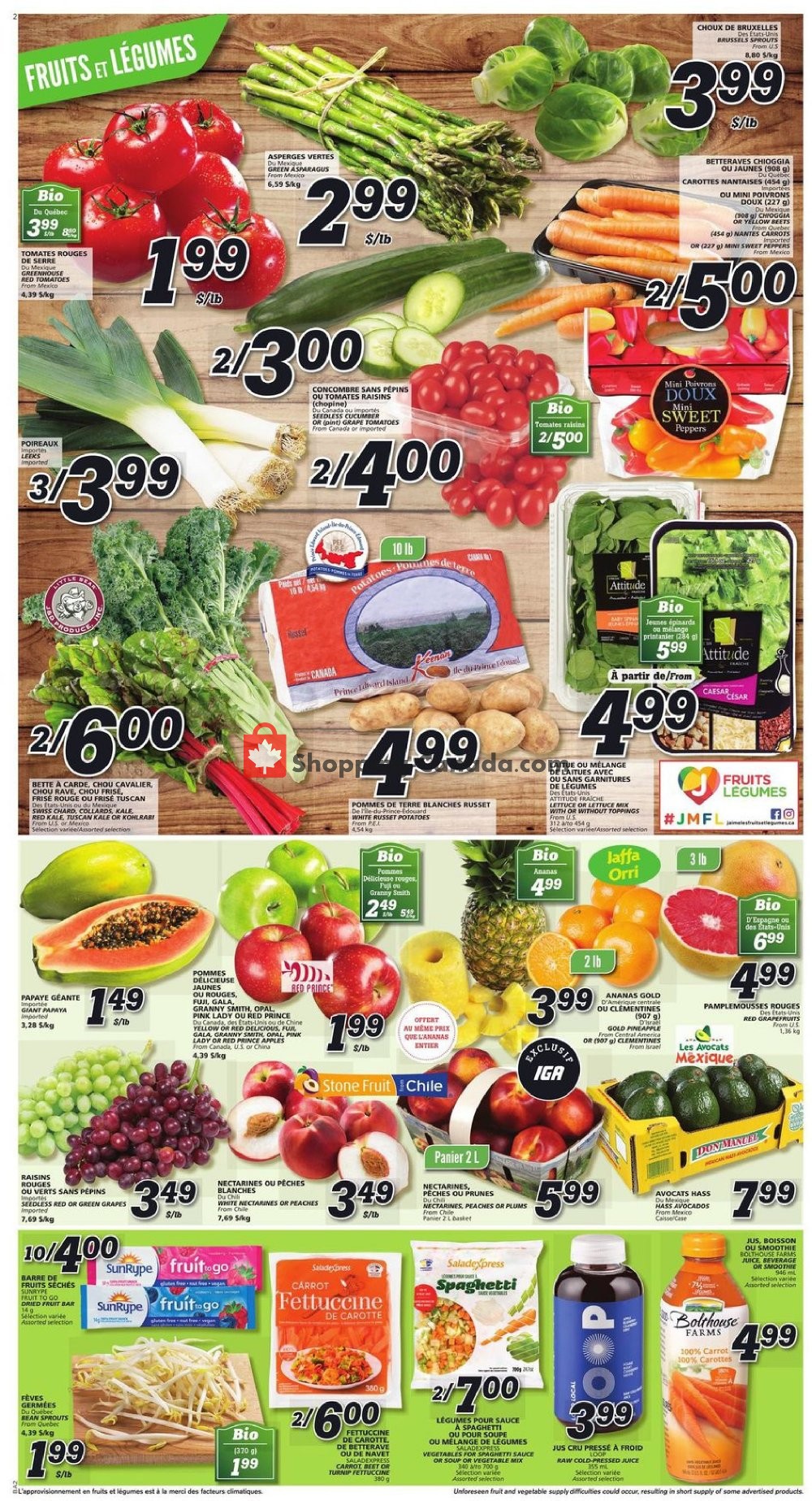 IGA Extra flyer from Thursday March 7, 2019 to Wednesday March 13, 2019 - page 4