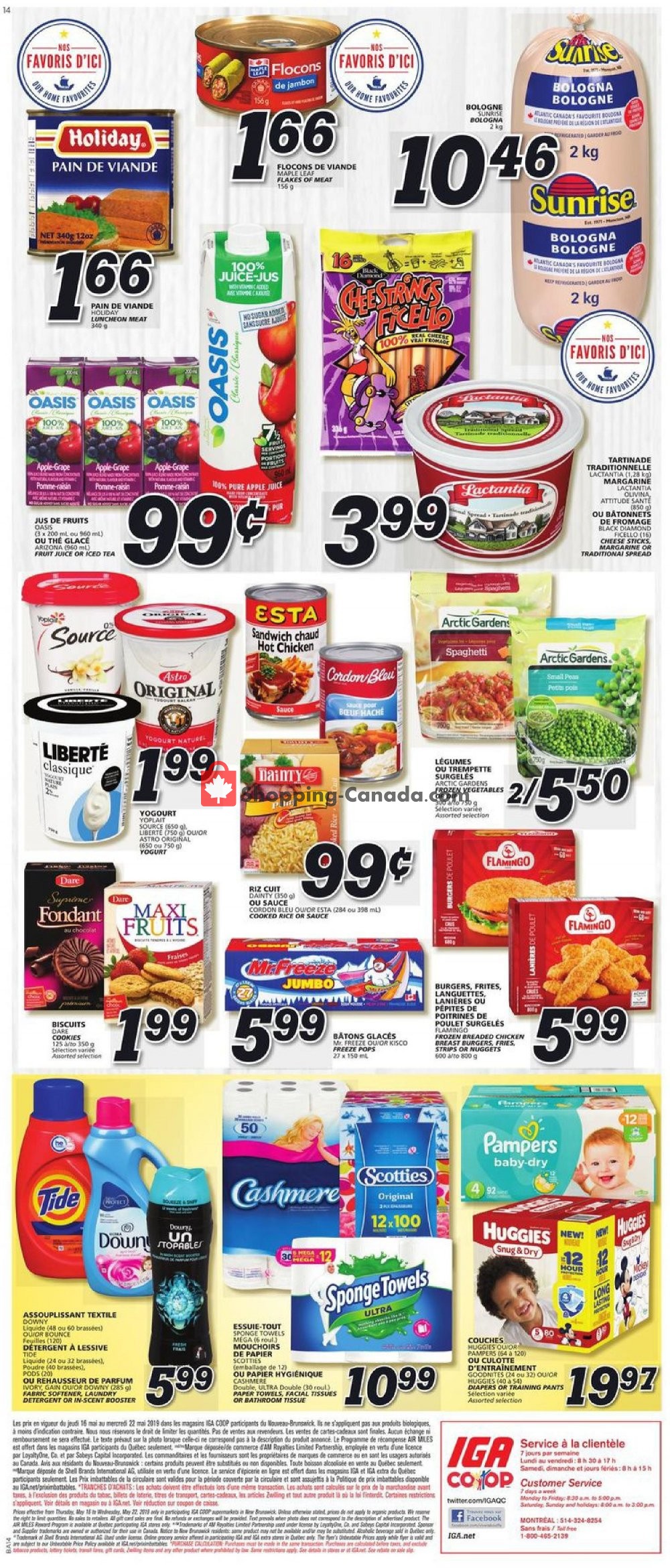 IGA Extra flyer from Thursday May 16, 2019 to Wednesday May 22, 2019 - page 14