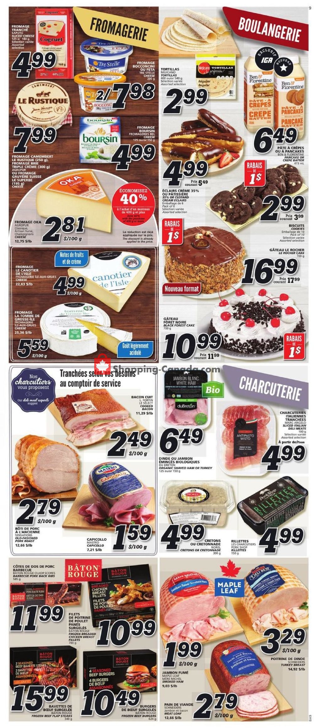 IGA Extra flyer from Thursday May 16, 2019 to Wednesday May 22, 2019 - page 9