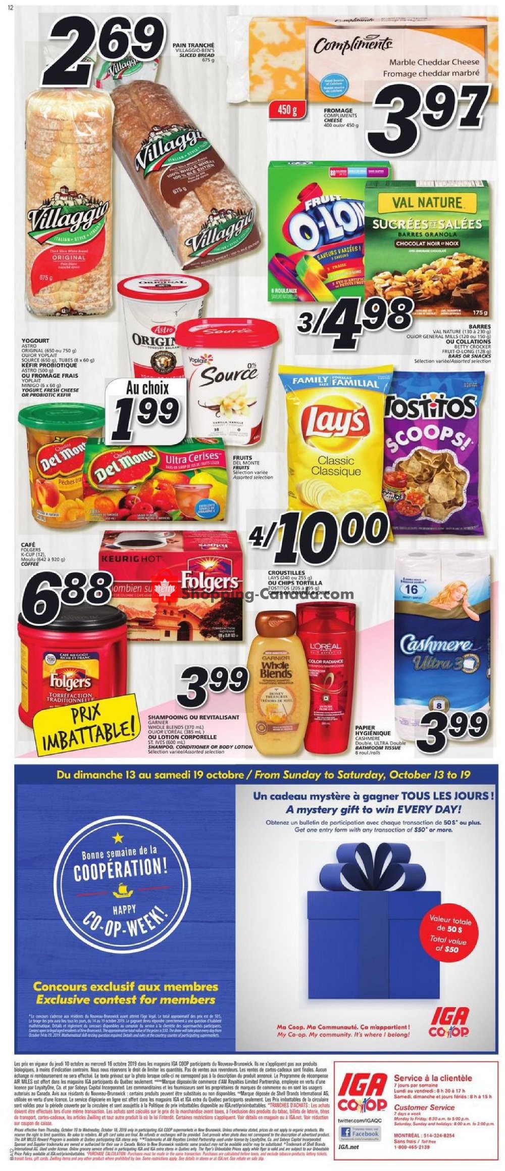 IGA Extra flyer from Thursday October 10, 2019 to Wednesday October 16, 2019 - page 13