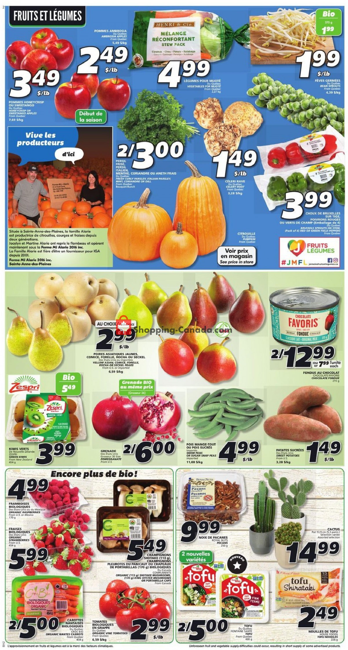 IGA Extra flyer from Thursday October 14, 2021 to Wednesday October 20, 2021 - page 6