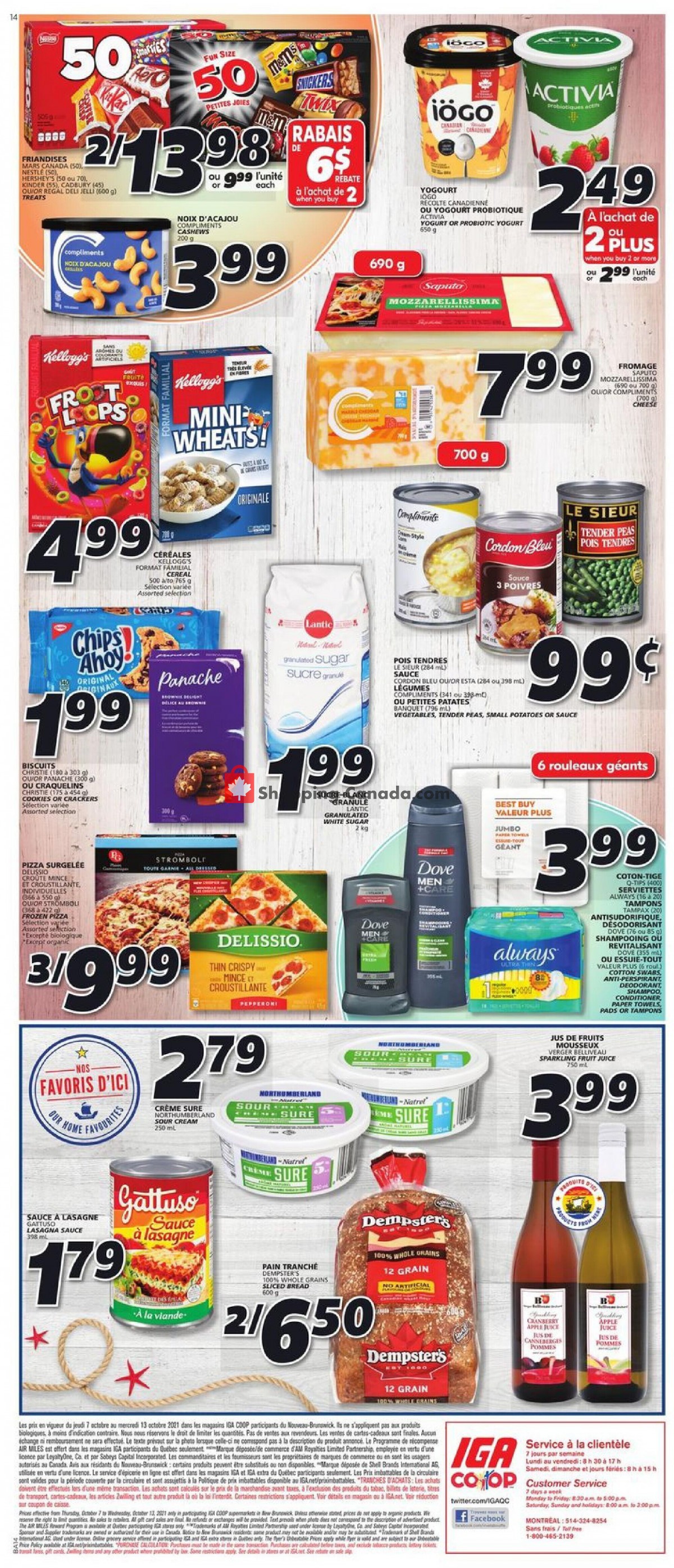 IGA Extra flyer from Thursday October 7, 2021 to Wednesday October 13, 2021 - page 5