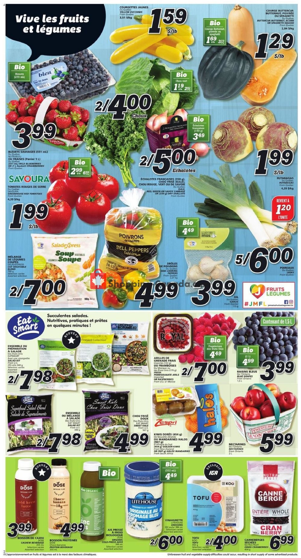 IGA Extra flyer from Thursday September 12, 2019 to Wednesday September 18, 2019 - page 4