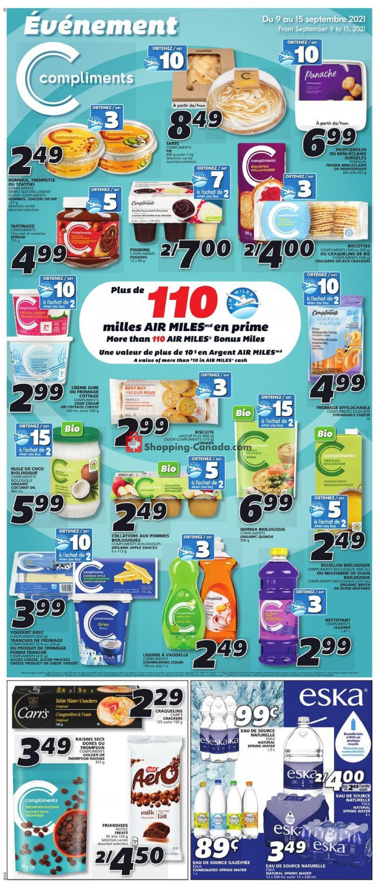 IGA Extra flyer from Thursday September 9, 2021 to Wednesday September 15, 2021 - page 12
