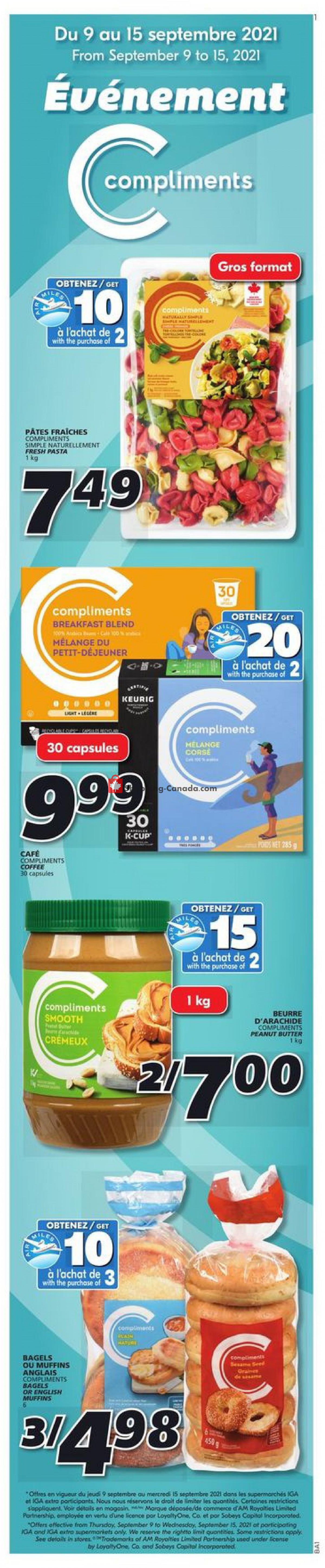 IGA Extra flyer from Thursday September 9, 2021 to Wednesday September 15, 2021 - page 2