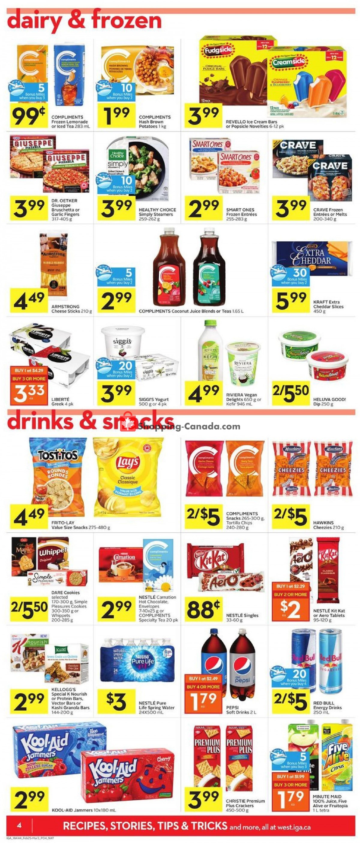 IGA Extra flyer from Thursday February 25, 2021 to Wednesday March 3, 2021 - page 9