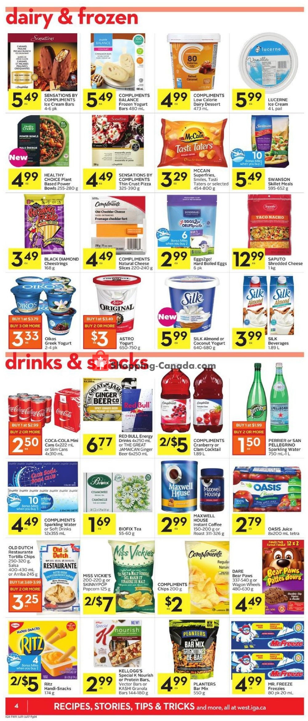 IGA Extra flyer from Thursday July 11, 2019 to Wednesday July 17, 2019 - page 4