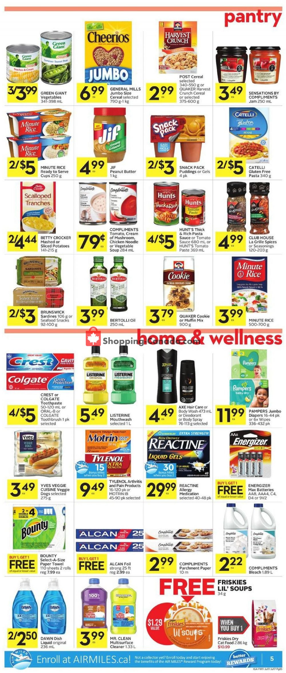 IGA Extra flyer from Thursday July 11, 2019 to Wednesday July 17, 2019 - page 5