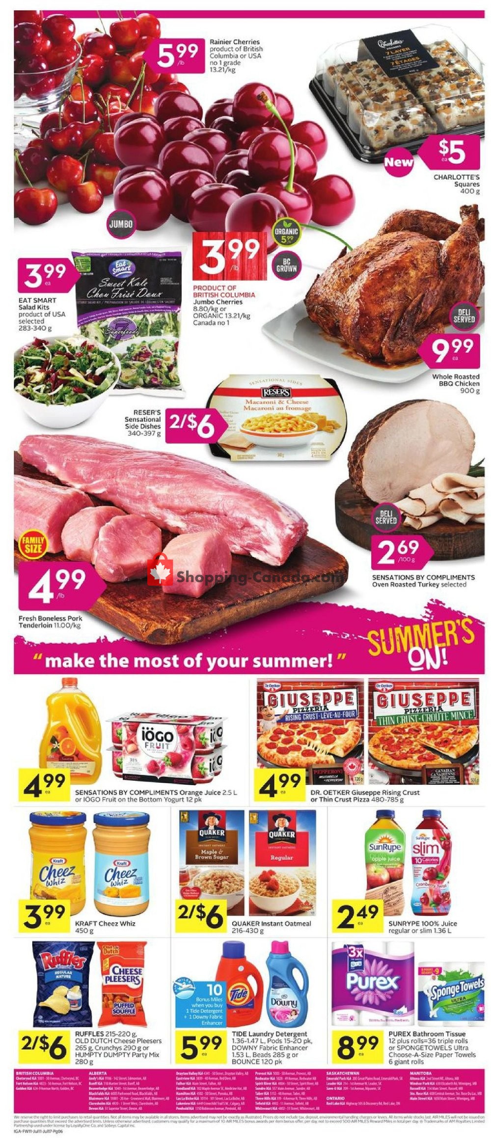 IGA Extra flyer from Thursday July 11, 2019 to Wednesday July 17, 2019 - page 6