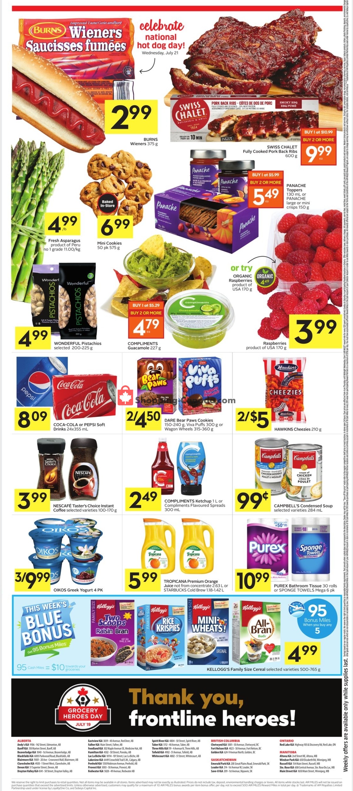 IGA Extra flyer from Thursday July 15, 2021 to Wednesday July 21, 2021 - page 9