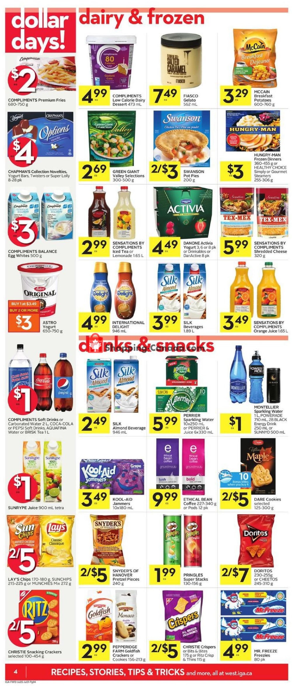 IGA Extra flyer from Thursday July 25, 2019 to Wednesday July 31, 2019 - page 4
