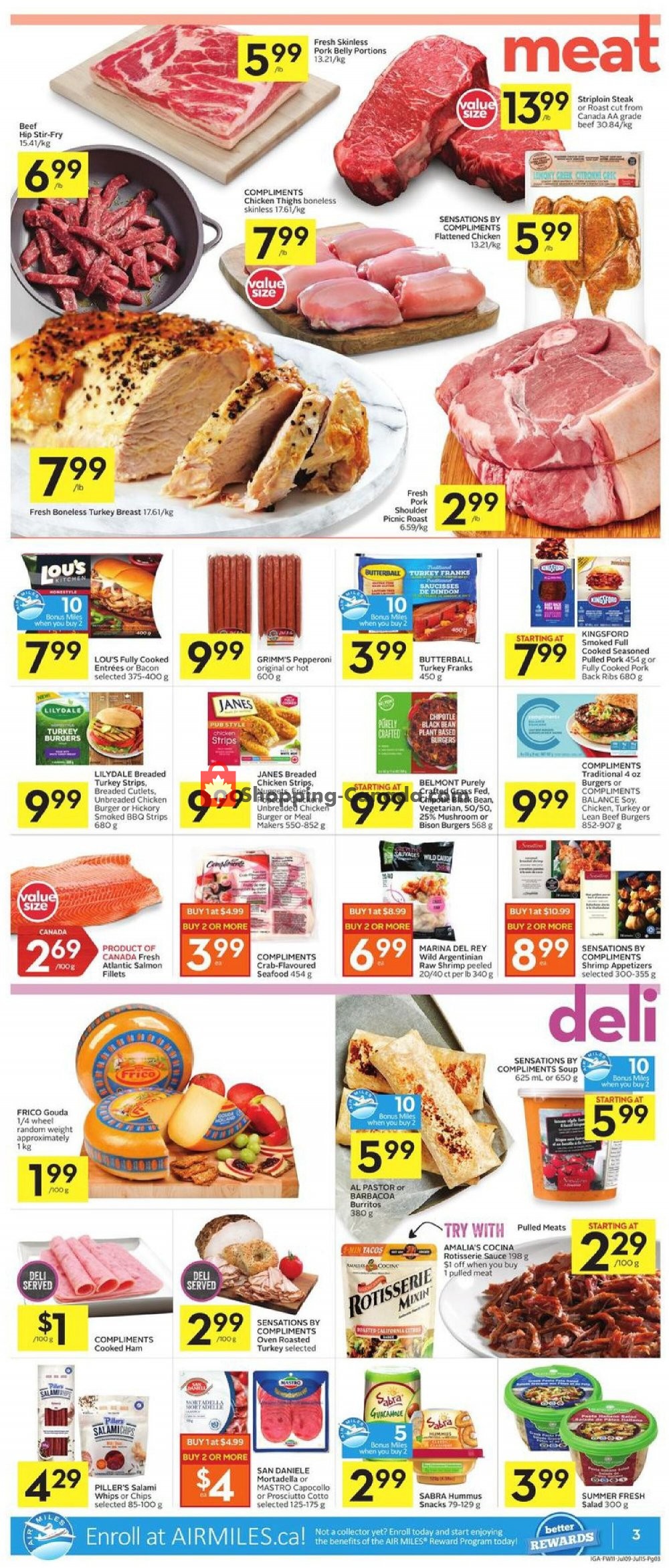 IGA Extra flyer from Thursday July 9, 2020 to Wednesday July 15, 2020 - page 3