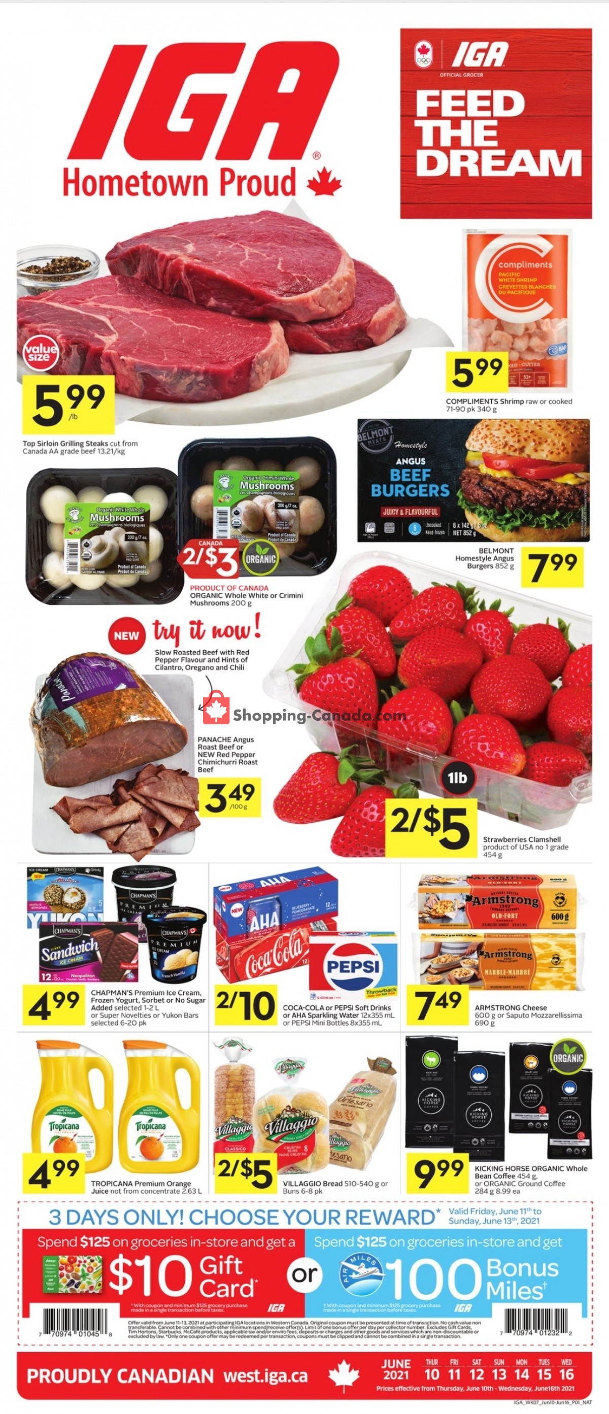 IGA Extra flyer from Thursday June 10, 2021 to Wednesday June 16, 2021 - page 1