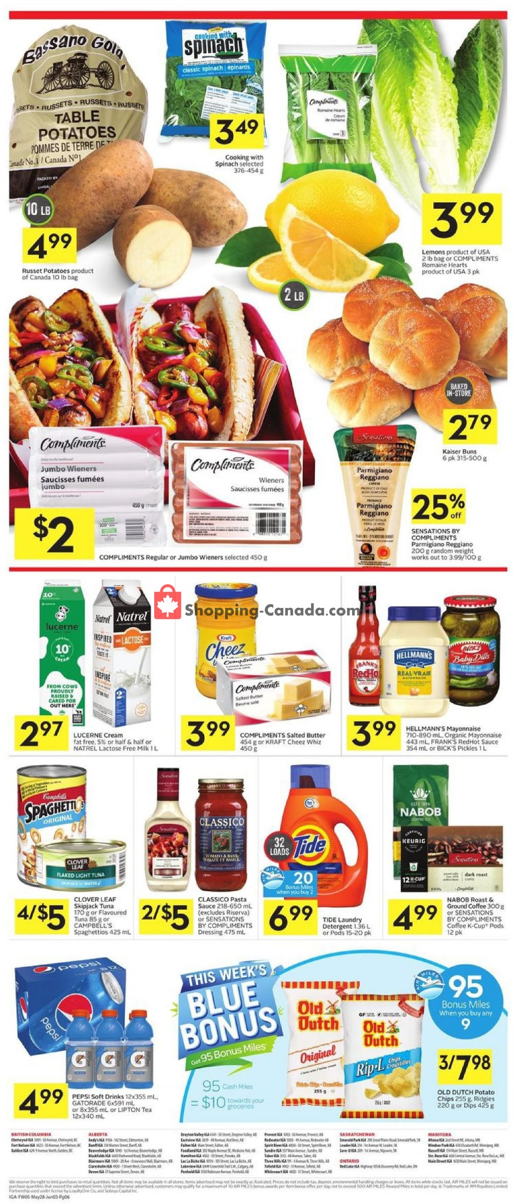 IGA Extra flyer from Thursday May 28, 2020 to Wednesday June 3, 2020 - page 10