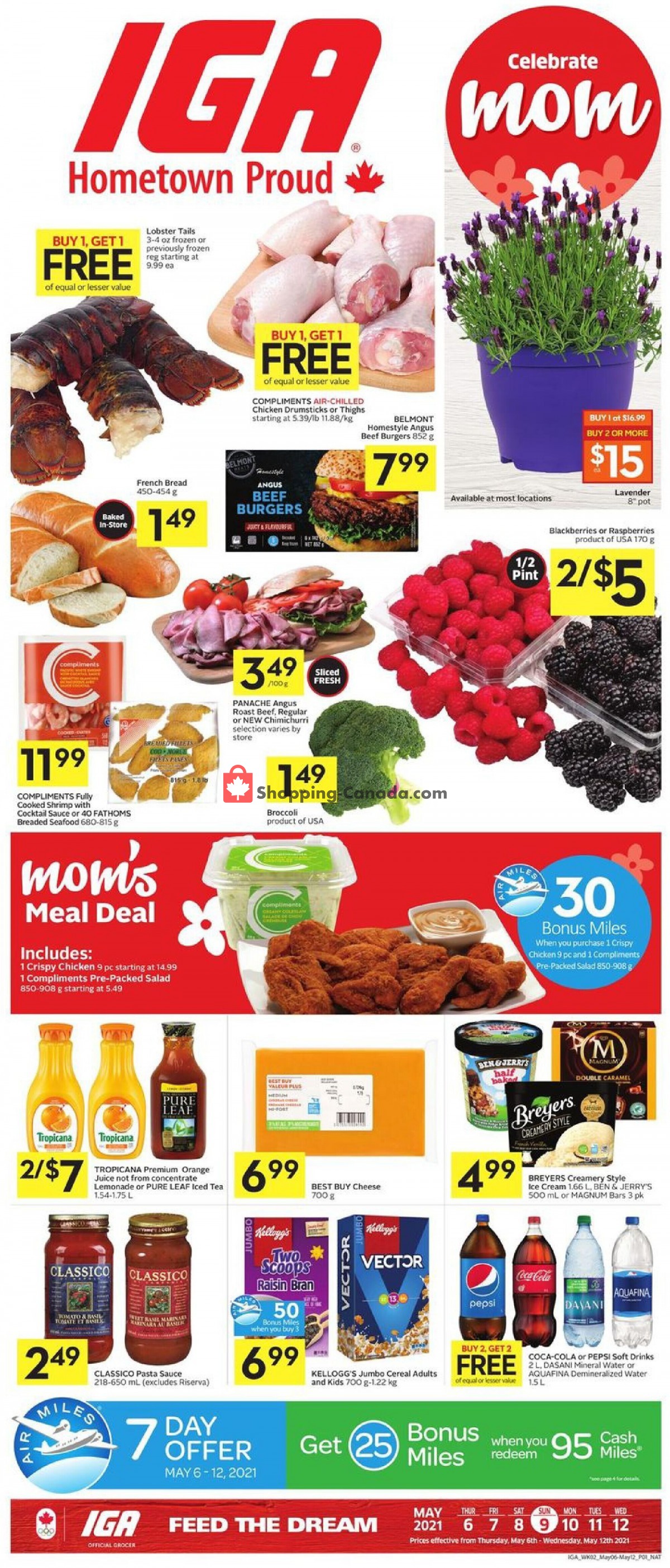 IGA Extra flyer from Thursday May 6, 2021 to Wednesday May 12, 2021 - page 1