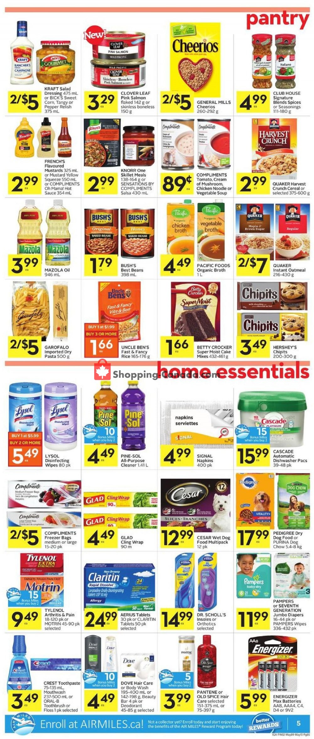 IGA Extra flyer from Thursday May 9, 2019 to Wednesday May 15, 2019 - page 5