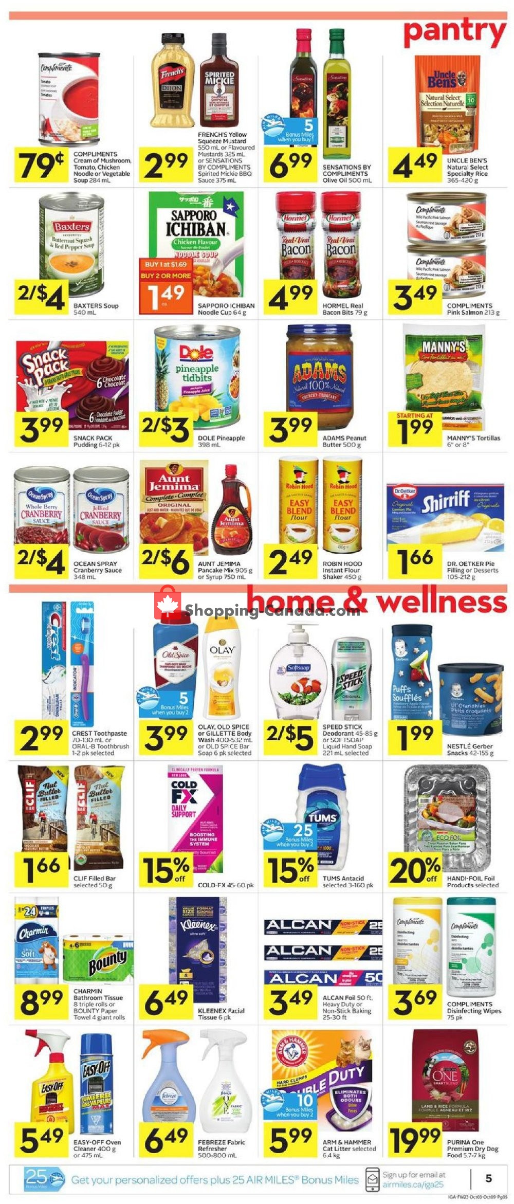 IGA Extra flyer from Thursday October 3, 2019 to Wednesday October 9, 2019 - page 5
