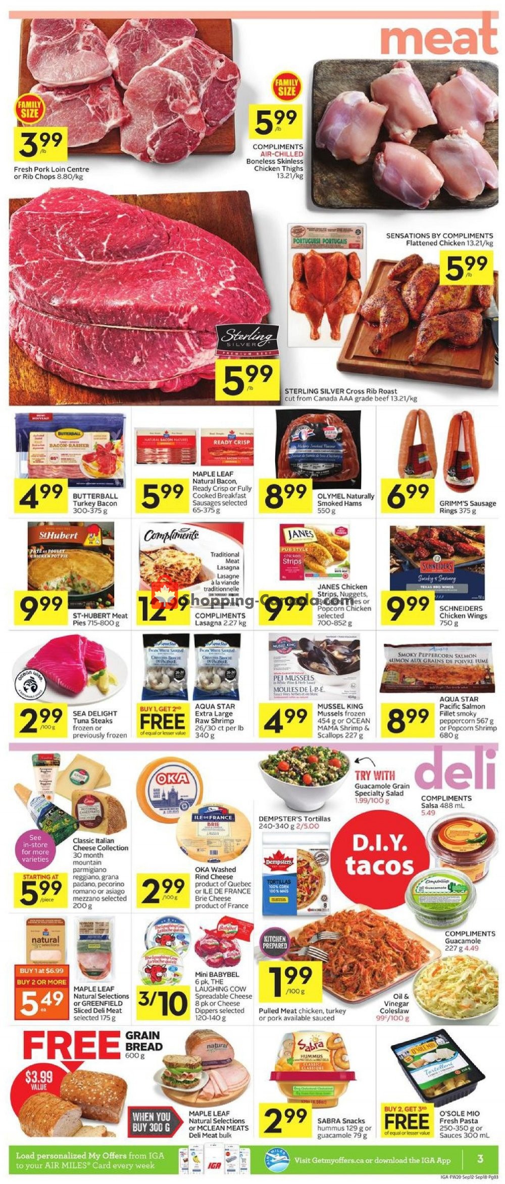 IGA Extra flyer from Thursday September 12, 2019 to Wednesday September 18, 2019 - page 3