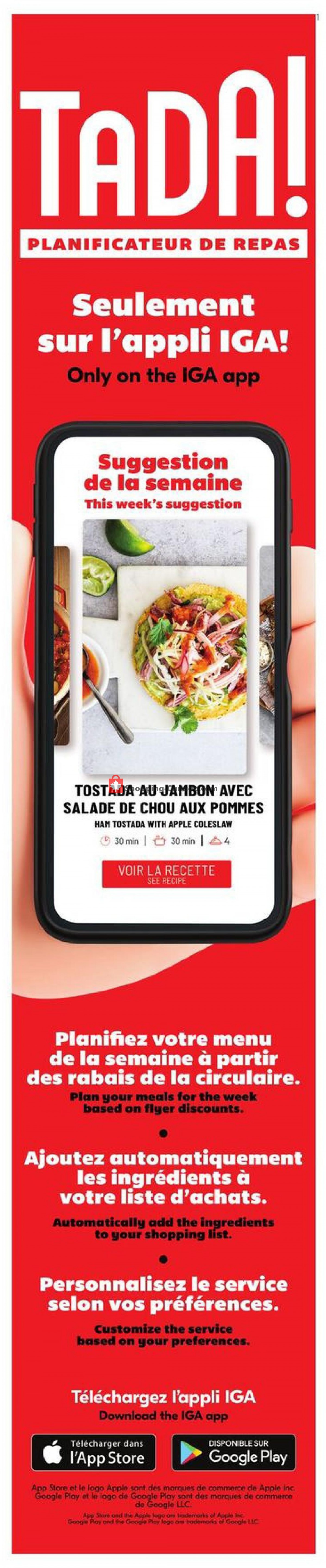 IGA Extra flyer from Thursday April 1, 2021 to Wednesday April 7, 2021 - page 12