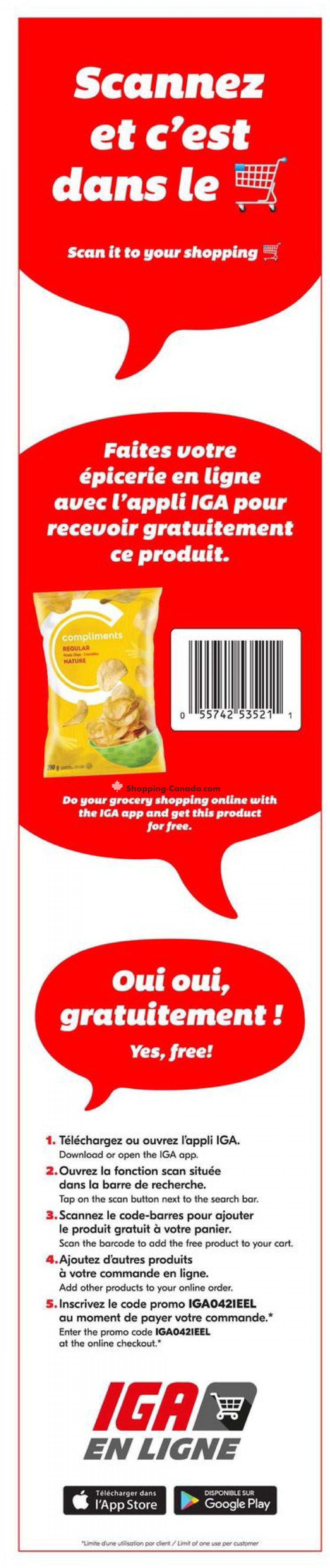IGA Extra flyer from Thursday April 1, 2021 to Wednesday April 7, 2021 - page 4