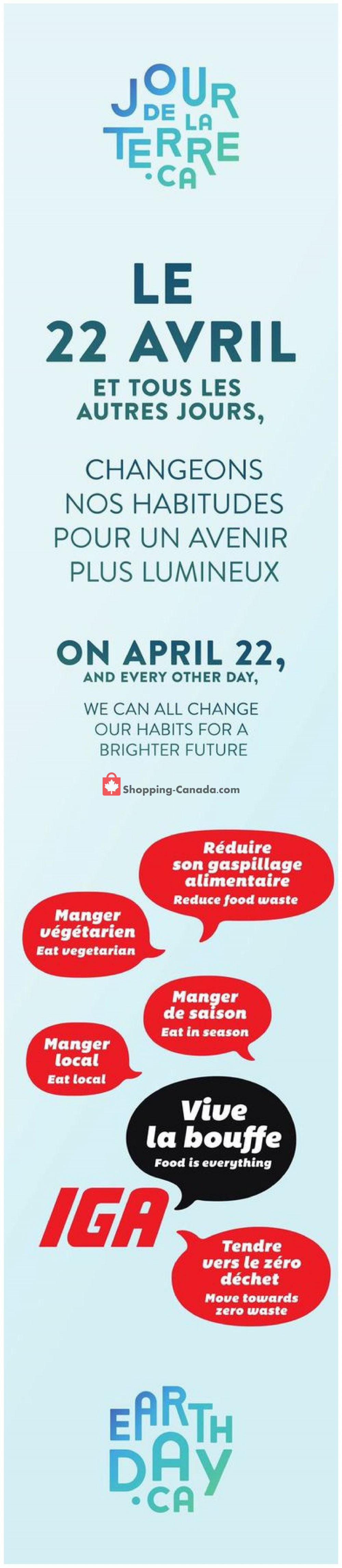 IGA Extra flyer from Thursday April 23, 2020 to Wednesday April 29, 2020 - page 11