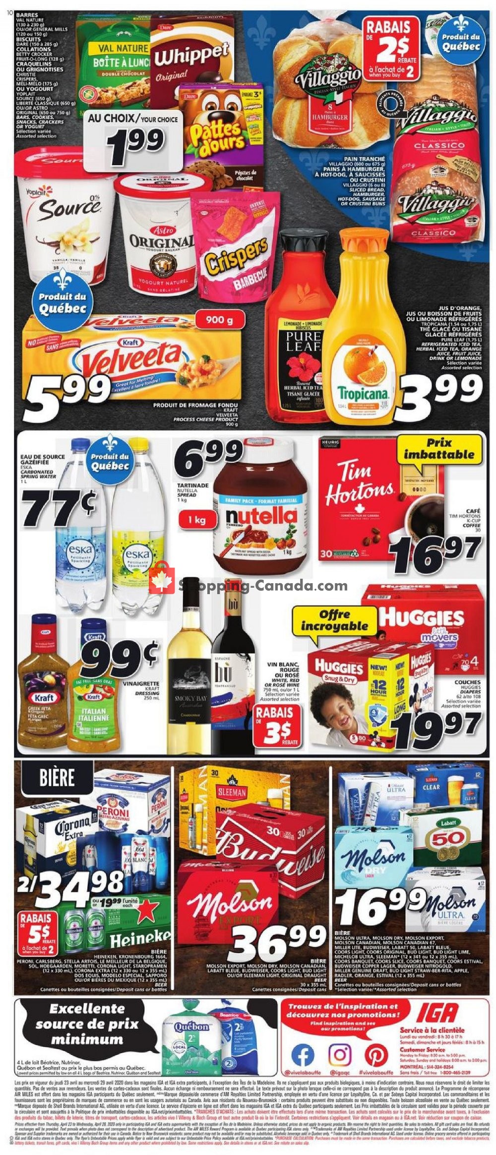 IGA Extra flyer from Thursday April 23, 2020 to Wednesday April 29, 2020 - page 6